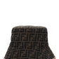 FF Fabric Bucket Hat - Brown