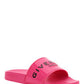 Flat Sandals - Neon Pink