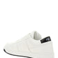 Logo Leather Sneakers - White