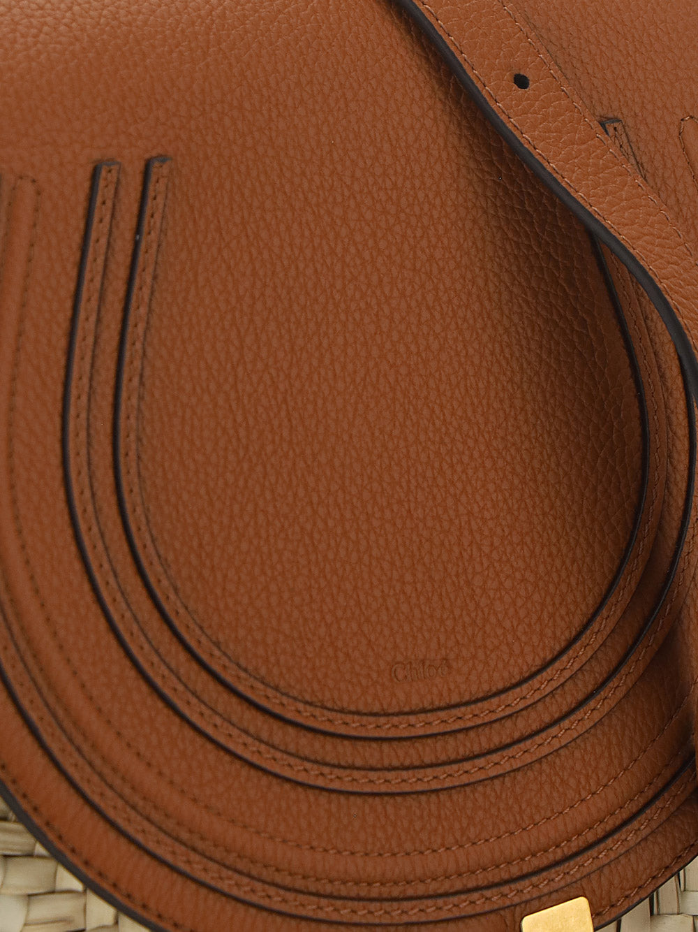 Small Marcie Cross-Body Basket - Brown