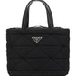 Re-Nylon Padded Tote Bag - Black.