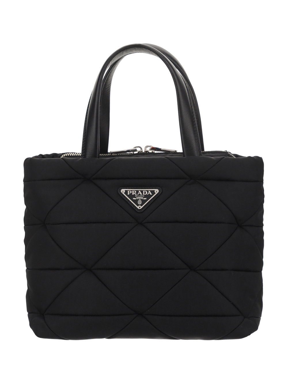 Re-Nylon Padded Tote Bag - Black.