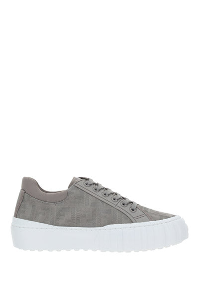 Fendi Force Low-Top Sneakers - Gray