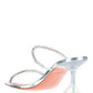 Gilda Metallic Crystal Sandals 70mm - Clear