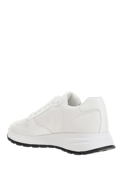 Prax 01 Sneakers in Nylon & Leather - White