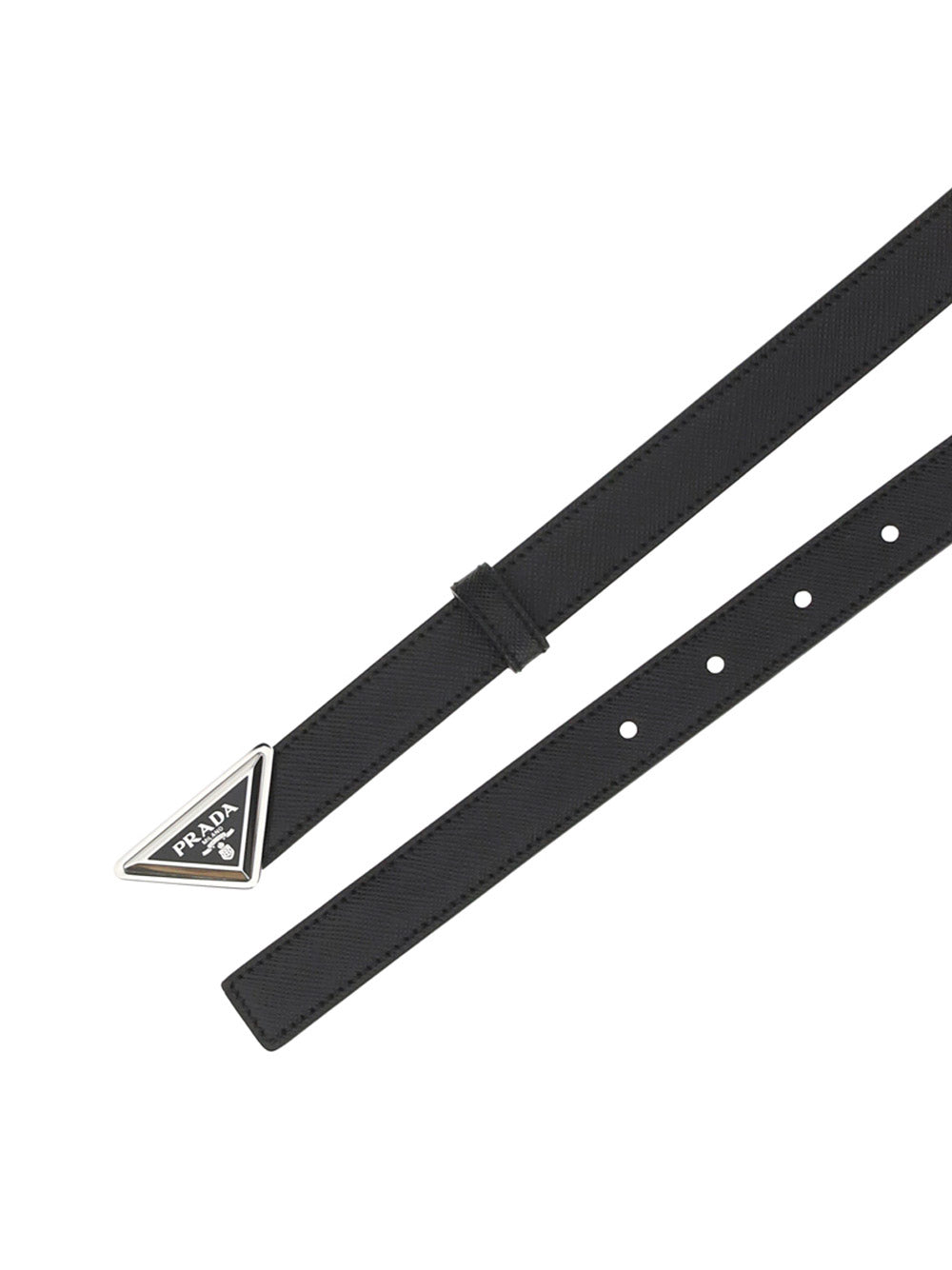 Saffiano Leather Belt - Black