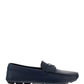 Saffiano Leather Loafers - Baltic Blue