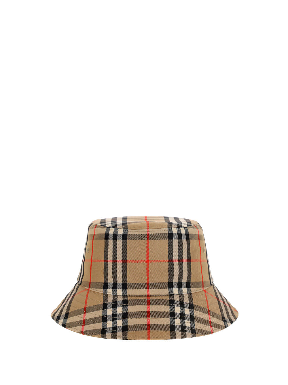 Vintage Check Technical Cotton Bucket Hat