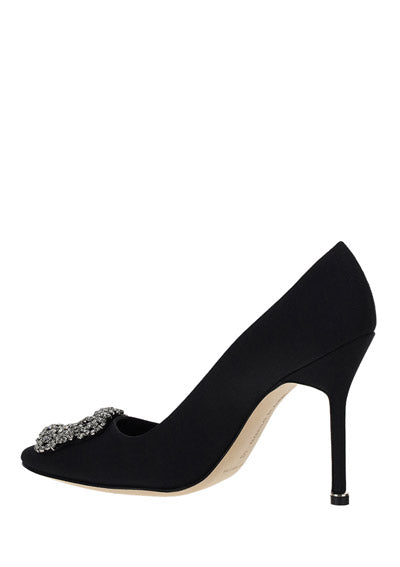 Hangisi 105 Velvet Pumps - Black
