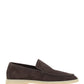 Summer Knitted Walk Loafers - Brown