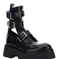 Rave Buckle Boot - Black / Silver