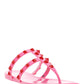 Rockstud Flat Rubber Sandal - Pink.