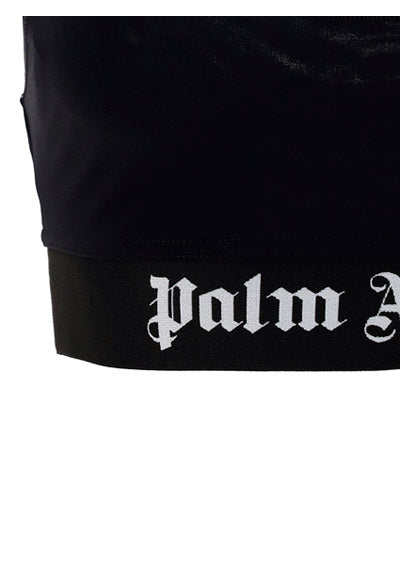 Logo Sports Bra - Black