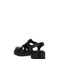 Sporty Foam Rubber Sandal - Black