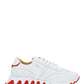 Loubishark Sneakers - White / Red