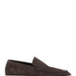 Summer Knitted Walk Loafers - Brown