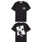 Hand Arrow Slim Fit Cotton Graphic Tee - Black/White