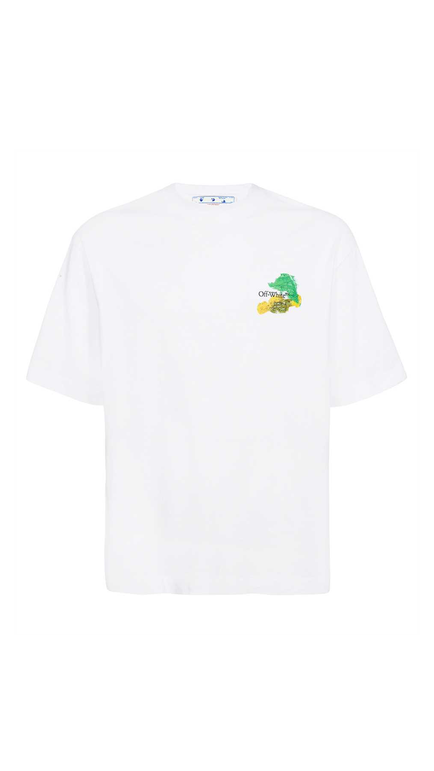 Brush Arr Over Skate S/S Tee - White/Multi