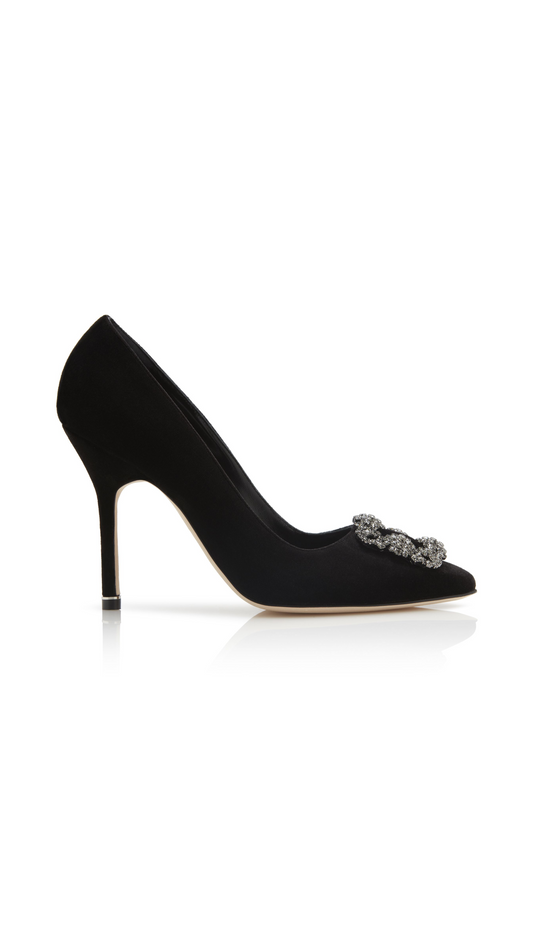 Hangisi 105 Velvet Pumps - Black