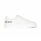 City Sport Sneakers in Leather with Printed Logo - White