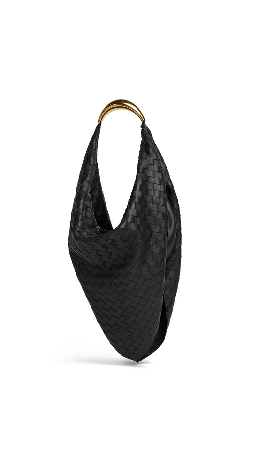 Foulard Shoulder Bag - Black/Gold