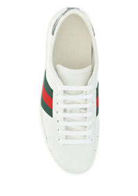 Ace Leather Sneakers - White/Green