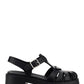 Sporty Foam Rubber Sandal - Black