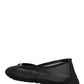 Logo Plaque & Mesh Ballerina - Black