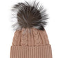 Beanie With Pom Pom - Blush Pink