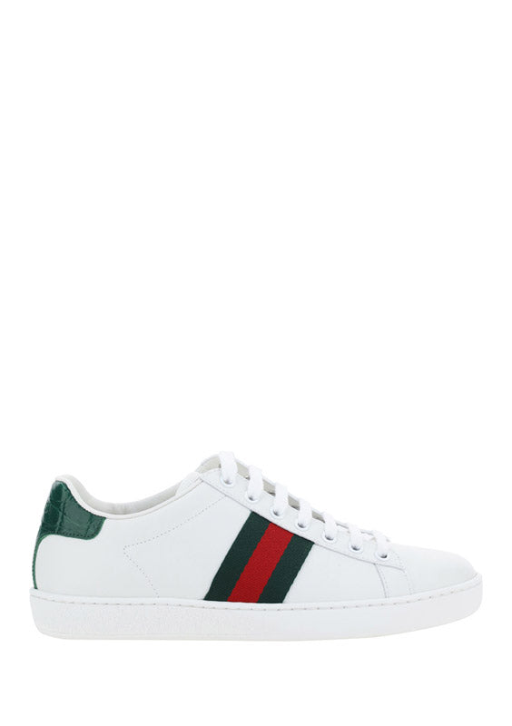 Ace Leather Sneaker - White