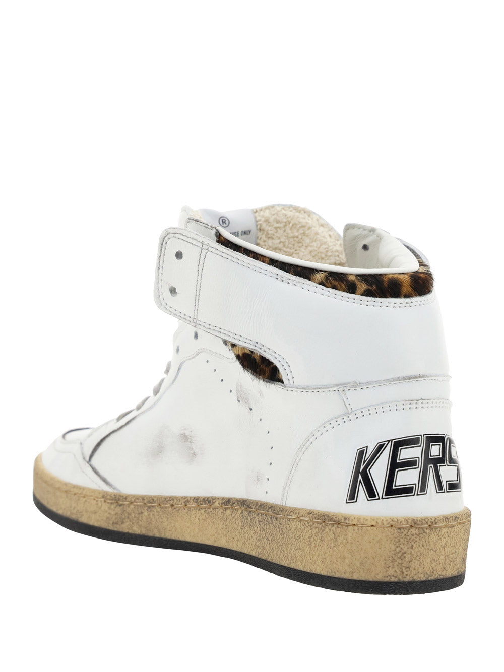 Sky Star Sneakers - White / Leopard