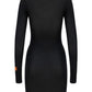 CTNMB Viscose LS Dress - Black