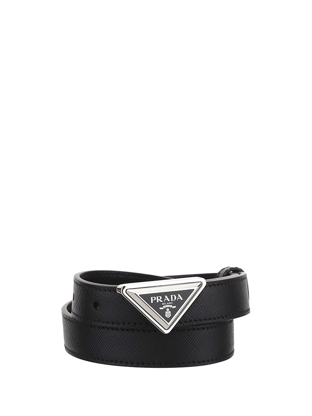 Saffiano Leather Belt - Black