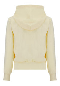 Heart-embroidered Pullover Hoodie