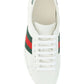 Ace Leather Sneakers - White/Green