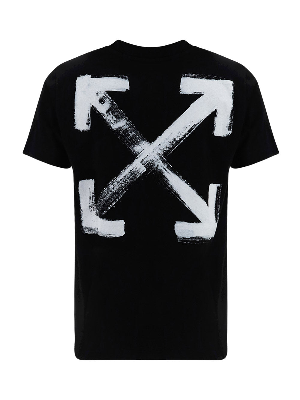 Paint Arrow Slim T-Shirt - Black