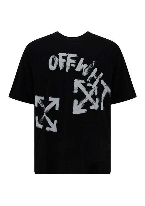 Paint Script Over Skate S/S Tee - Black