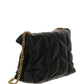 Puffer Toy Bag In Quilted Lambskin - Black