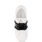 Rockstud Untitled Sneakers in Calfskin Leather with Tonal Stude - White/Black