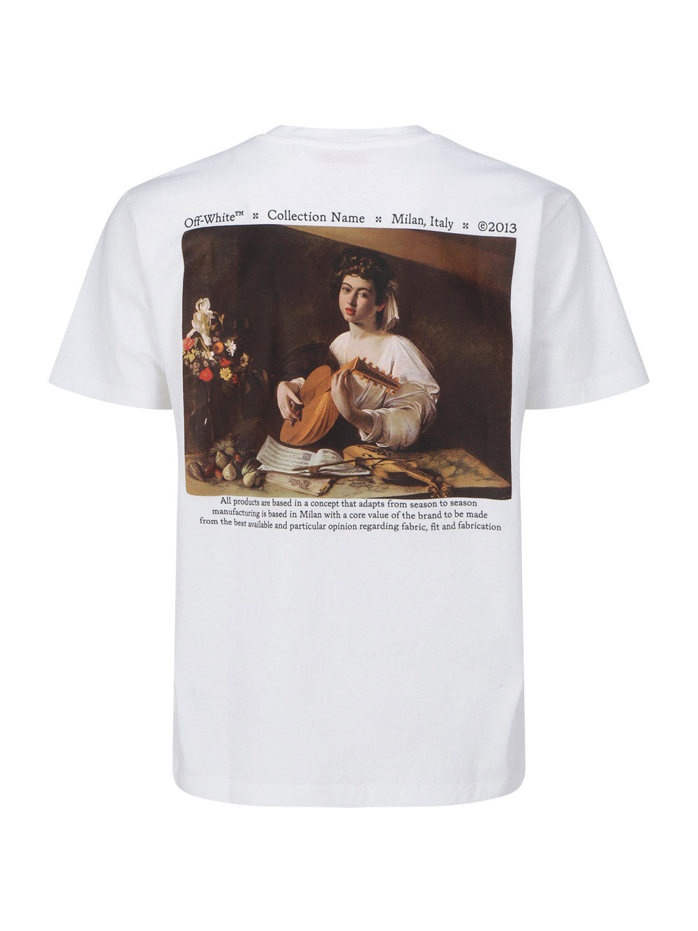 Caravaggio Lute Slim S/S Tee - White