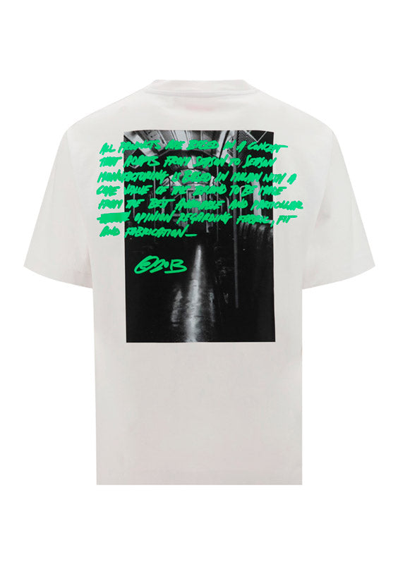 Metro Type Over Skate S/S Tee - White