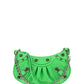 Le Cagole Mini Purse With Chain Crocodile Embossed - Green