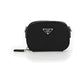 Saffiano Leather Mini Pouch - Black