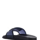 Baguette Slides - Blue / Black
