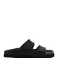 Logo Sandals - Black