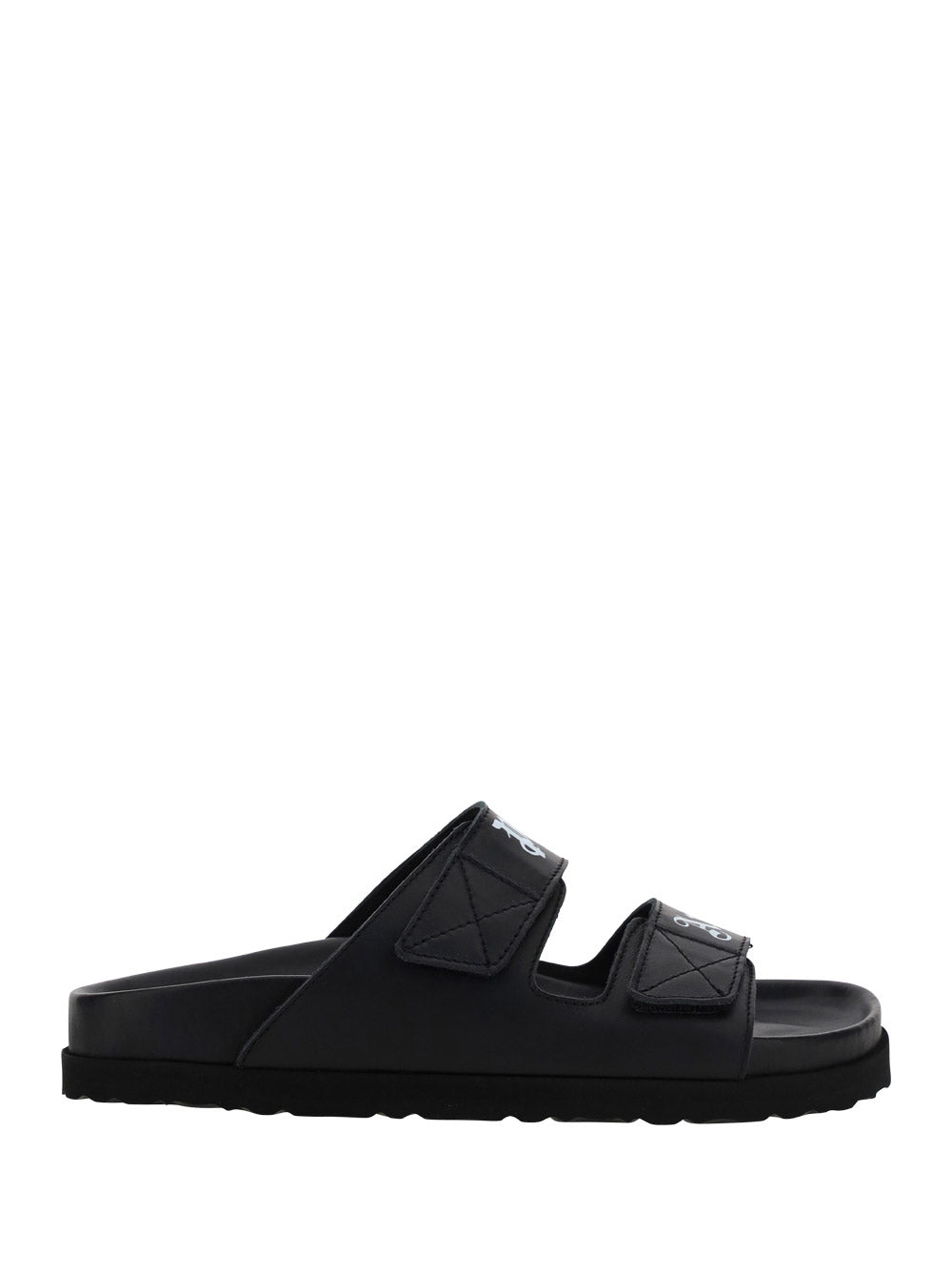 Logo Sandals - Black