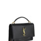 Sunset Chain Bag In Smooth Leather - Black