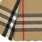 The Classic Check Cashmere Scarf - Archive Beige