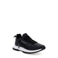Spectre Low Runners Sneakers In Perforated Leather With Zip - Black