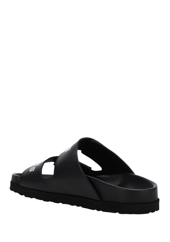 Logo Sandals - Black